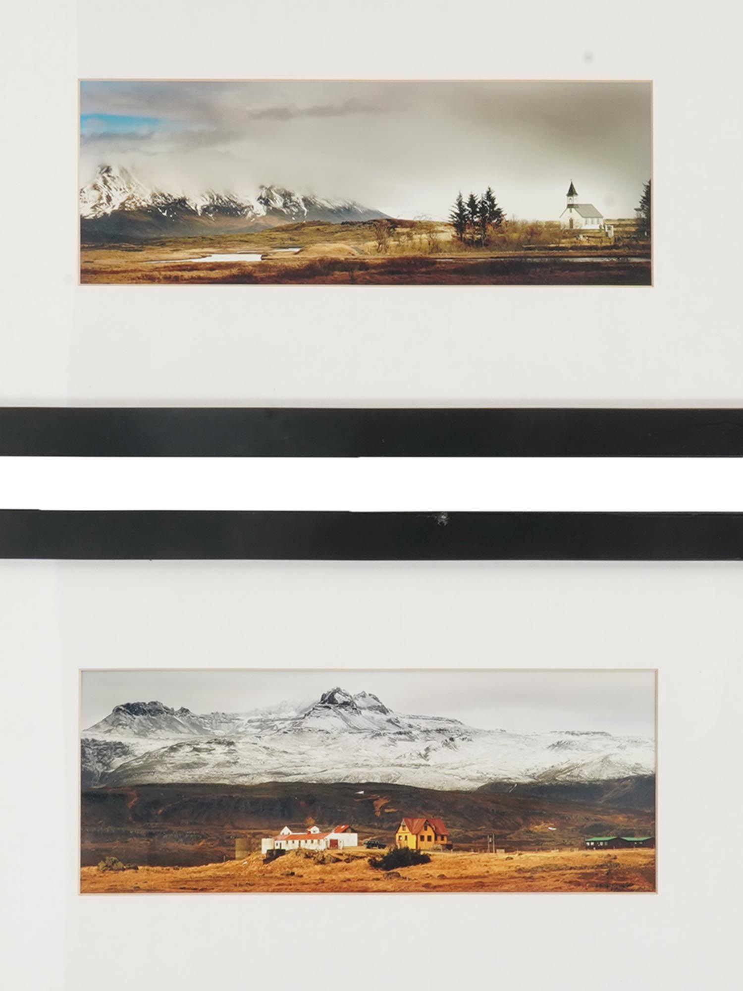 FOUR FRAMED ICELANDIC LANDSCAPE PHOTO PRINTS PIC-7